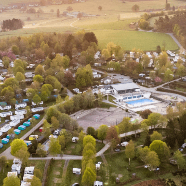 Ardennes camping Bertrix drone 3