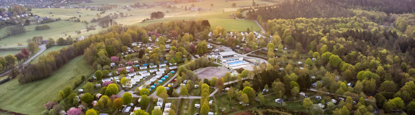 Ardennes camping Bertrix drone 3